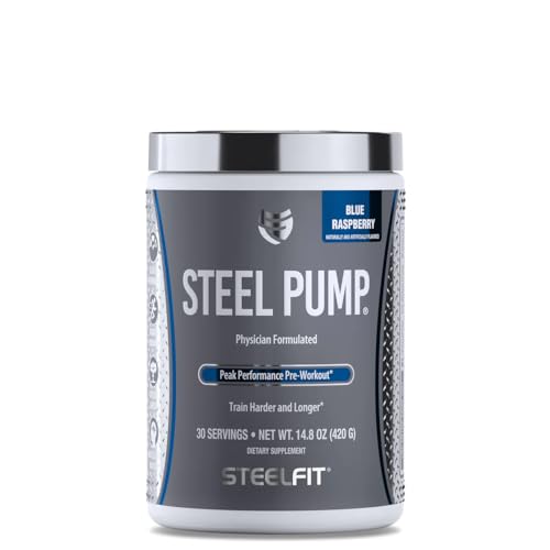 SteelFit Steel Pump - Advanced Pre-Workout Powder Drink - 30 Servings - Peak Performance SteelFitAu supplements
