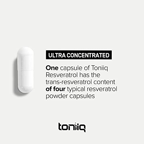 Ultra High Potency Third-Party Tested Trans Resveratrol 1000mg - 98% Pure ToniiqUS supplements