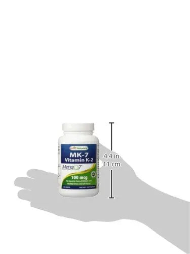 Best Naturals MK-7 Vitamin K2 100 mcg 120 Vcaps Best NaturalsAu supplements