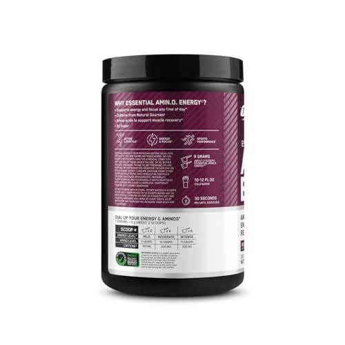 Optimum Nutrition Amino Energy - Pre Workout with Green Tea, BCAA, Amino Acids Optimum NutritionUS supplements
