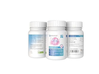Collagen Complex | Collagen + Hyaluronic Acid + Vitamin C + Vitamin E | Tablets HealthmarqueUS supplements