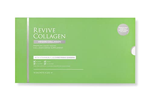 Revive Collagen 2500mg Plant Based Vegan Collagen with Added Vitamin B, C, D & E, Improved Skin, Hair & Nails Revive CollagenAu supplements