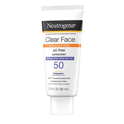 Neutrogena Clear Face Liquid Lotion Sunscreen for Acne-Prone Skin NeutrogenaUS supplements