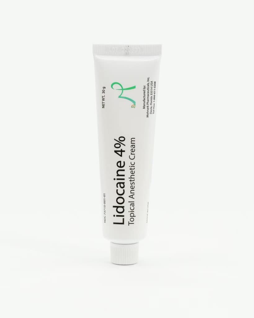 MOHNARK Lidocaine 4% Numbing Cream – Topical Anesthetic for Muscle & Joint Pain, Itch & Sunburn Relief – Fast-Acting, Non-Greasy, Odor-Free – with Vitamin E – 1 oz Tube – Compare to LMX MOHNARKAu supplements