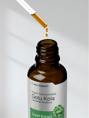 Gotu Kola Extract | 2 fl oz | Alcohol Free | Super Concentrated Liquid Herb Supplement HorbäachUS supplements