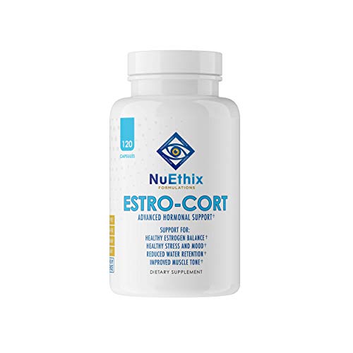 NuEthix Formulations Estro-Cort Anti-Estrogen Nutritional Support Dietary Supplement, 120 Capsules NuEthix FormulationsUS supplements