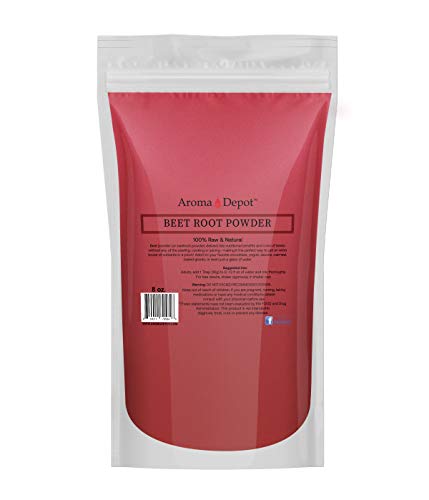 Beet Root Powder 8 oz. by Aroma Depot Raw & Non-GMO I Vegan & Gluten Free I Nitric Aroma DepotAu supplements