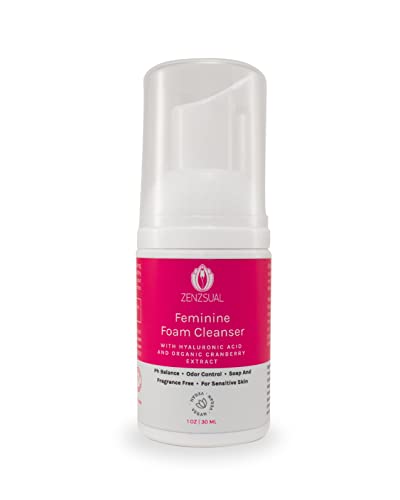 ZENZSUAL Feminine Foam Cleanser with Hyaluronic Acid and Organic Cranberry Extract – PH Balance ZENZSUALAu supplements