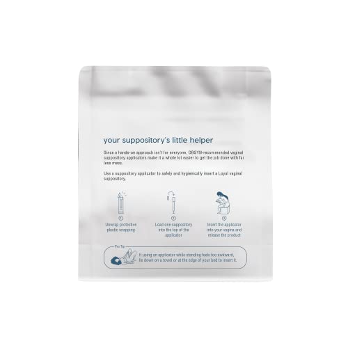 Loyal The Helper Vaginal Suppository Applicators | Efficient | Compact | Comfortable | Fits Most Brands, Pills LoyalAu supplements