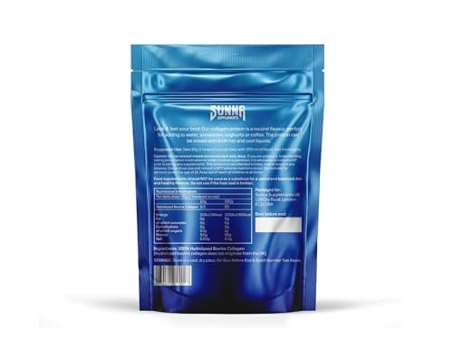 SUNNA SUPPLEMENTS - Halal Bovine Collagen Protein Powder for Hair, Skin, Nails and Joints SUNNA SUPPLEMENTSAu supplements