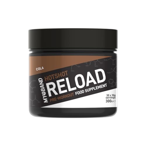 MYOBAND Hotshot Reload Pre-Workout Protein Powder Food Supplement 300g - Cola Kube MYOBANDAu supplements