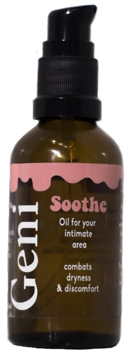 Geni Soothe - Perfume and SOAP Free Intimate Oil. Gentle Alternative to Intimate wash. Moizturizes GeniAu supplements