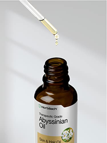 Abyssinian Oil 4 fl oz | Hair and Skin Oil | 2 Pack of 2oz | Paraben, SLS and Fragrance Free HorbäachAu supplements