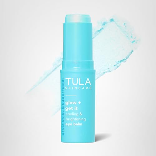 TULA Skin Care Eye Balm Glow & Get It - Dark Circle Treatment, Instantly Hydrate and Brighten Undereye Area, Portable and Perfect to Use On-the-go, 0.35 oz. TULAAu supplements