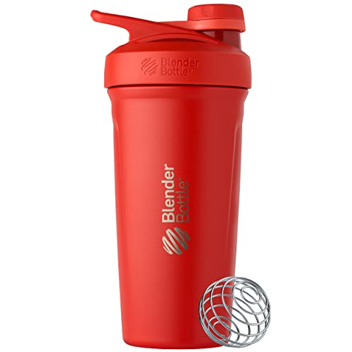 BlenderBottle Strada Twist Cap Shaker Cup Insulated Stainless Steel Water Bottle with Wire BlenderBottleAu supplements