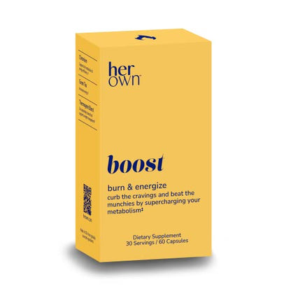 her own Boost, Helps Boost Energy, Supports Metabolism, Proprietary Thermogenic Blend her ownUS supplements