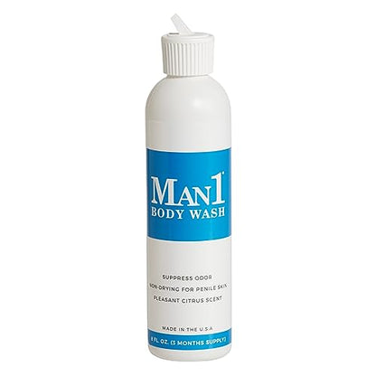 Man1 Body Wash, Anti-Odor Intimate Penile Cleanser For Down There Care, Hydrates Man1 Man OilUS supplements