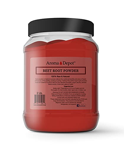 Beet Root Powder 2 lb. by Aroma Depot Raw & Non-GMO I Vegan & Gluten Free I Nitric Oxide Aroma DepotAu supplements