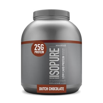 Isopure Protein Powder, Whey Isolate with Vitamin C & Zinc for Immune Support, 25g Protein IsopureUS supplements