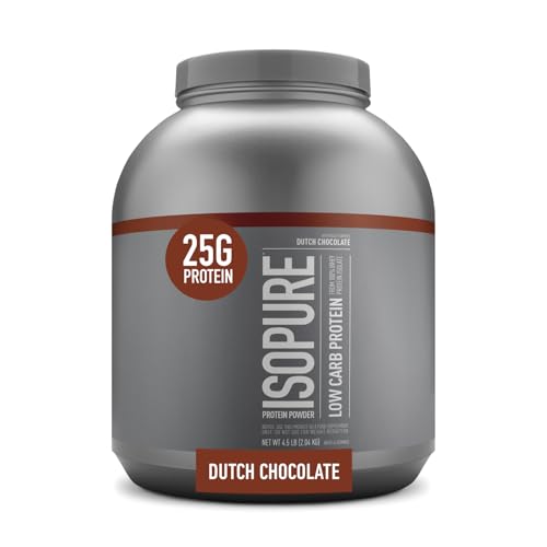 Isopure Protein Powder, Whey Isolate with Vitamin C & Zinc for Immune Support, 25g Protein IsopureUS supplements