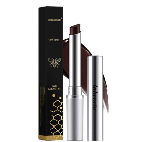 Honey Lipstick Tinted Lip Balm - Sheer Hydrating Lipstick for All Skin Tones - Moisturizing Lip Color, Nourishing Lip Balm with a Hint of Natural Black Cherry Tint BAISEN DIARYAu supplements
