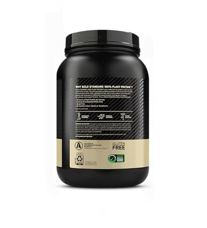 Optimum Nutrition Gold Standard 100% Plant Based Protein Powder, Gluten Free, Vegan Optimum NutritionUS supplements