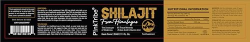 Shilajit Resin, Original Himalayan Shilajit 30g - Gold Grade 100% Pure, Rich in Fulvic P!nkTribeUS supplements