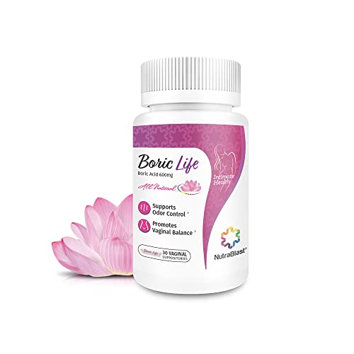 NutraBlast Boric Acid Vaginal Suppositories - 100% Pure Made in USA NutraBlastAu supplements