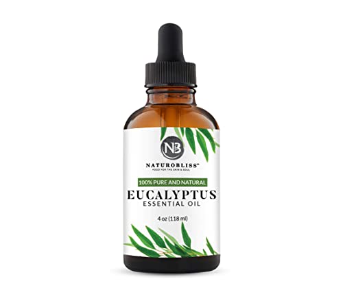 NaturoBliss 100% Pure Natural Undiluted Eucalyptus Essential Oil (4oz) Premium Therapeutic Grade NaturoBlissAu supplements