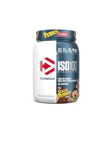 Dymatize ISO100 Hydrolyzed Protein Powder, 100% Whey Isolate Protein, 25g of Protein DymatizeUS supplements