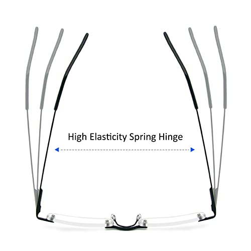 DXYXYO Mini Rimless Reading Glasses for Women Men, 2 Pack Slim Pocket Compact Metal DXYXYOAu supplements