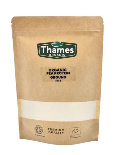 Thames Organic Organic Pea Protein Ground - Premium Vegan Supplement for Muscle Growth & Dietary Plans 250g Thames OrganicAu supplements