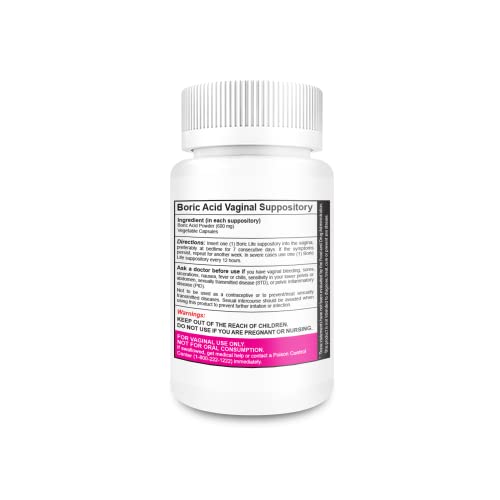 NutraBlast Boric Acid Vaginal Suppositories - 100% Pure Made in USA NutraBlastAu supplements