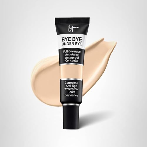 IT Cosmetics Bye Bye Under Eye Concealer (Light Nude) - Water-Resistant, Full Coverage Brightening Concealer For Dark Circles, Fine Lines, Redness & Discoloration, Anti-Aging, 24H Wear - 0.4 fl oz IT CosmeticsAu supplements