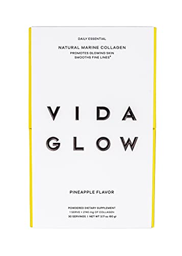 Vida Glow Marine Collagen Powder Sachets Pineapple Vida GlowAu supplements