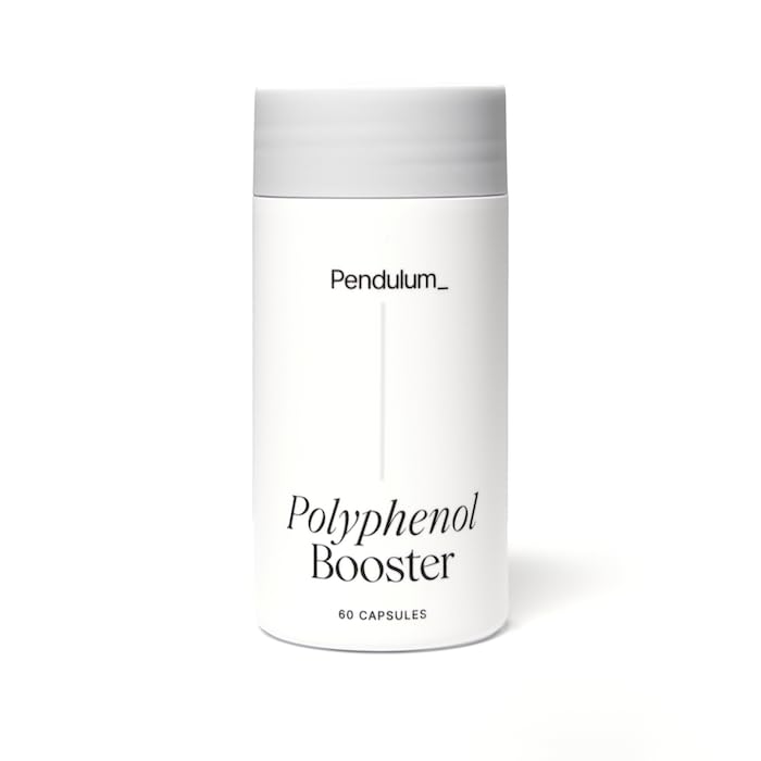Pendulum Polyphenol Booster, Antioxidant from Superfoods, Beneficial Plant Compounds for Good Health, Helps Boost Akkermansia Muciniphila for Men & Women (60 Capsules, 1-Pack) PendulumUS supplements
