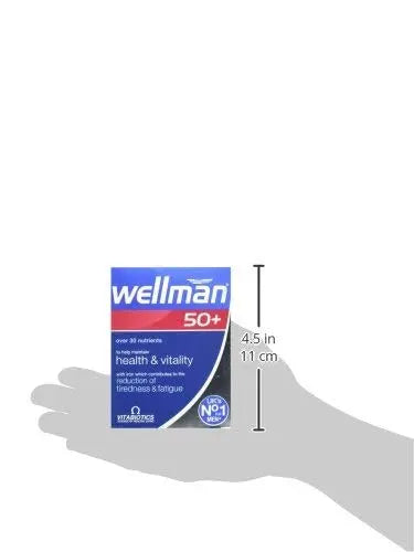 Wellman 4 X 50+ 30 Tablets WellmanAu supplements