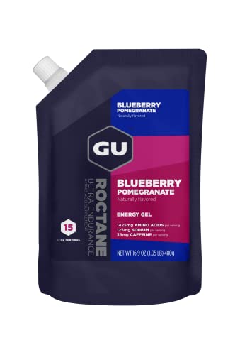 GU Energy Roctane Ultra Endurance Energy Gel, 15 Servings, Blueberry GU EnergyUS supplements