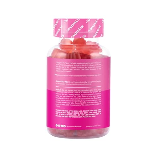 Novomins Collagen Gummies - Marine Collagen Gummies - Superior Type 1 Hydrolysed Collagen novominsAu supplements