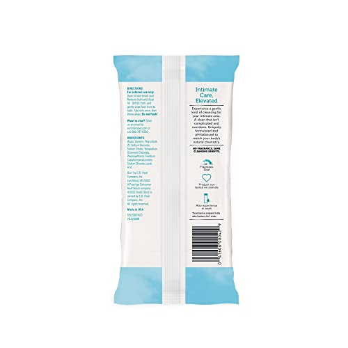 Summer's Eve Fragrance Free Gentle Daily Feminine Wipes, Removes Odor, pH balanced, 32 Count, 4 Pack Summer's EveAu supplements