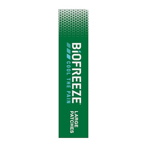 Biofreeze Menthol Pain Relieving Patches (5 Patches Per Box) Up To 8 Hours Of Pain Relief From Sore Muscles, Arthritis, Backaches, Spains, Bruises, Strains And Joint Pain (Package May Vary) BiofreezeAu supplements