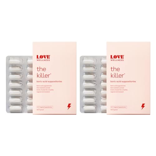 Love Wellness Boric Acid Suppositories for Women, The Killer | Vaginal Love WellnessUS supplements