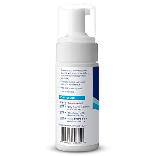 Theraworx Fast-Acting Foam for Foot Cramp Relief with Magnesium Sulfate - 3.4 Fl Oz - 1 Count TheraworxAu supplements