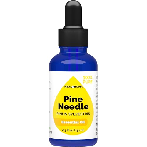 Pine Needle Essential Oil 15 ml - 0.5 oz - Pure & Natural - with Pipette Dropper MONOHERBAu supplements
