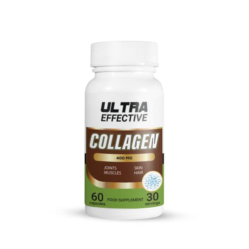 Collagen, Joint Muscles, Hair and Skin Supplement, 60 Capsules, Ultra Effective Ultra EffectiveAu supplements