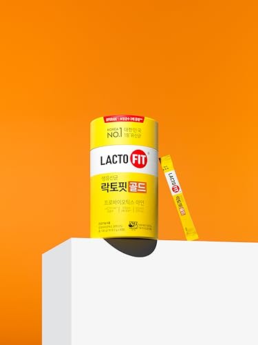 LACTO-FIT Chongkundang Healthcare Gold Probiotic 50 Pack Powder Sticks – Multi Strain Daily Probiotics with Prebiotics and Postbiotics for Digestive Balance and Everyday Wellness LACTO-FITAu supplements