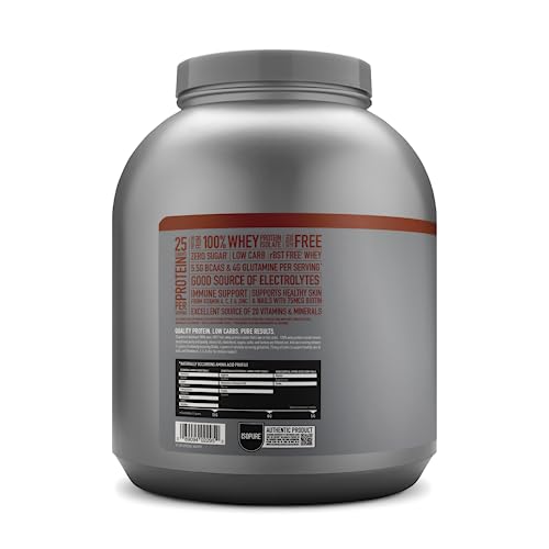 Isopure Protein Powder, Whey Isolate with Vitamin C & Zinc for Immune Support, 25g Protein IsopureUS supplements