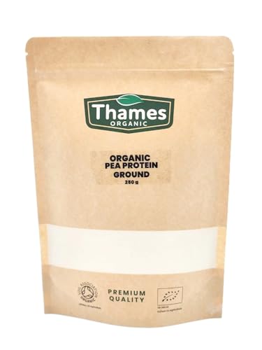 Thames Organic Organic Pea Protein Ground - Premium Vegan Supplement for Muscle Growth & Dietary Plans 250g Thames OrganicAu supplements