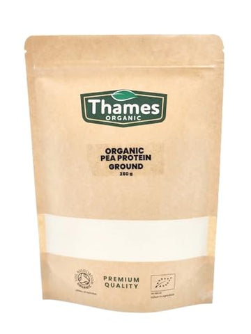 Thames Organic Organic Pea Protein Ground - Premium Vegan Supplement for Muscle Growth & Dietary Plans 250g Thames OrganicAu supplements