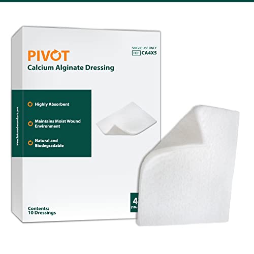 Pivot Calcium Alginate Wound Dressing – All-Natural First Aid | 4x5 Dressin LMP LINKS MEDICAL PRODUCTS INC.US supplements